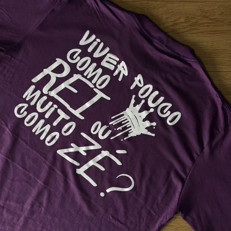 Camiseta Racionais MCs Roxa - Verso